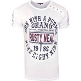 Rusty Neal - T-shirt - Ronde Hals - Voorbedrukte Voorkant