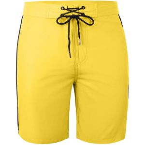 YEAZ Zwemshorts 'Davey'  citroen / zwart / wit