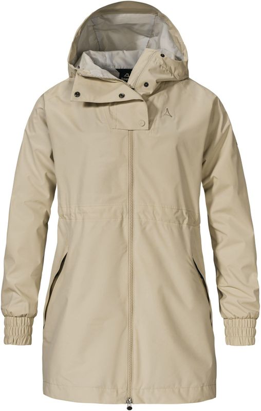 Winterjas - Effen - Licht Gevoerd - Met Capuchon - Wijde Pasvorm