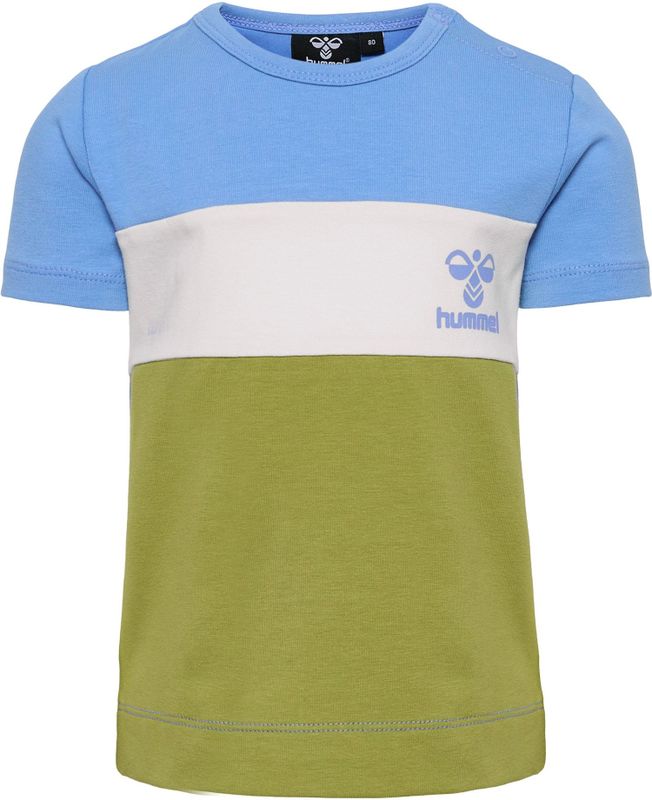 Hummel - hmlGLAD BLOCK T-shirt - Gemêleerd Katoenjersey - Voor Babyjongen