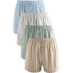 Next Boxershorts  beige / lichtblauw / mintgroen / wit