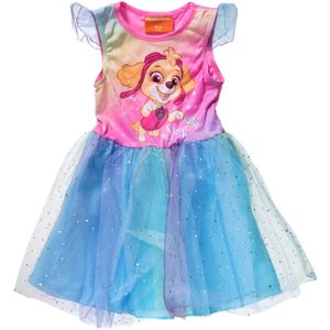 PAW Patrol Jurk 'Skye'  lichtblauw / lichtbruin / lichtroze / wit