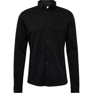 Casual Friday - Arthur - Overhemd - Zwart - Katoen, Lange Mouw, Regular Fit
