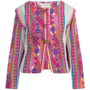 IZIA Blazer  beige / blauw / geel / pink
