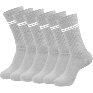 INDICODE JEANS Sokken 'Louis'  grijs / wit