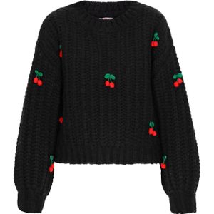 MYMO Trui 'Young Fashion'  groen / rood / zwart