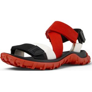 CAMPER Sandalen met riem 'Drift Trail'  robijnrood / zwart / wit