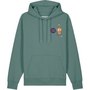 Watapparel Sweatshirt ' Funny Cat '  groen / lila / oranje