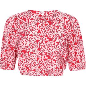 nelice Blouse 'Valentine's Day'  rood / wit