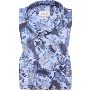 Eterna - Overhemd - Blauw - Comfort fit - NON IRON - Lange Mouwen