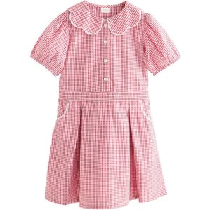 Next Jurk  robijnrood / wit