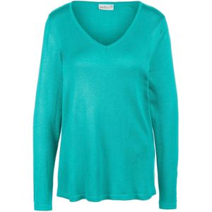 Goldner Trui  turquoise