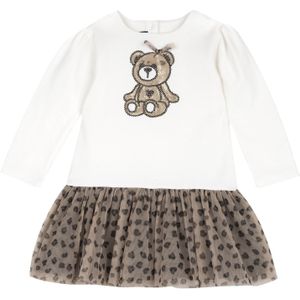 Chicco Jurk  bruin / zwart / wit