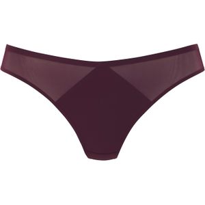 s.Oliver - Slip - Aubergine - Jersey - Mid Waist