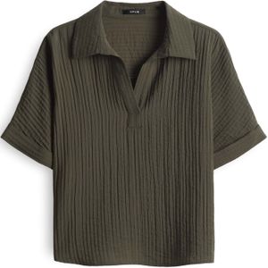 OPUS Blouse 'Felsa'  olijfgroen
