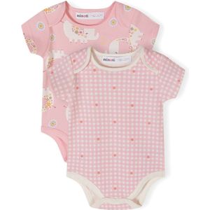 MINOTI Rompertje/body  blauw / geel / oranje / rosé / lichtroze