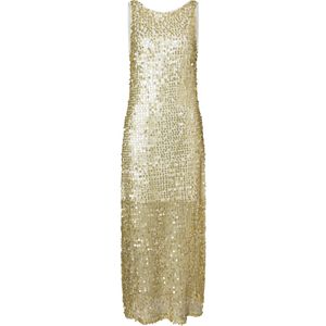 Ana Alcazar Avondjurk 'Wadani'  goud / wit