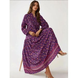 Hiccup Blousejurk  lila / rosa / framboos