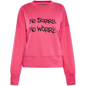 ROCKEASY Sweatshirt  pink / zwart