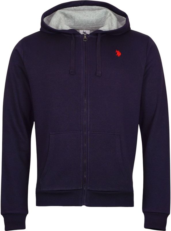 U.S. POLO ASSN. Sweatvest  donkerblauw / rood