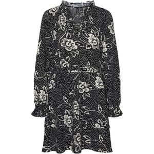 VERO MODA Jurk 'TILDA'  zwart / wit