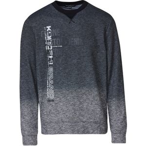 KOROSHI Sweatshirt  marine / zwart / wit