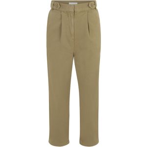 TOPSHOP Petite Bandplooibroek  olijfgroen