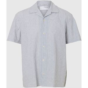SELECTED Overhemd  blauw / wit