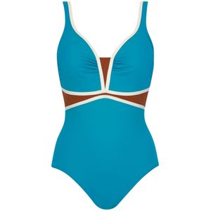 SUNFLAIR Badpak  turquoise / rood / wit