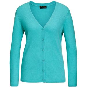 Goldner Gebreid vest  aqua