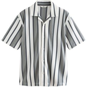 Next Overhemd  antraciet / donkergrijs / wit