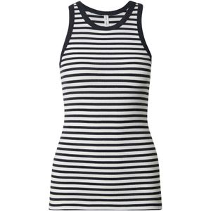 Samsøe Samsøe Top 'Alexo'  navy / wit