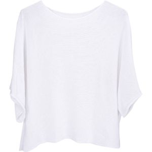 Seasons of April Trui 'Fleur'  wit