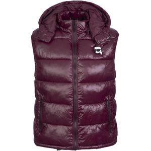 Karl Lagerfeld Bodywarmer  bordeaux / zwart / wit