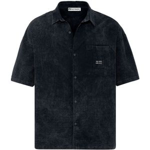 Dandalo Overhemd  zwart gemêleerd