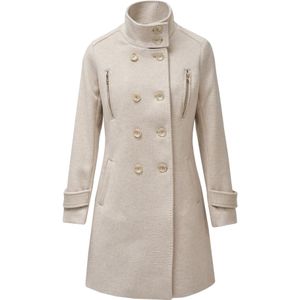 Salsa - Grace - Trenchcoat - Beige - Ruitpatroon