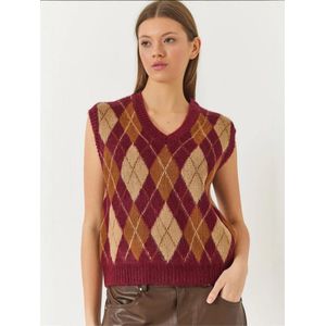 Bianco Lucci Trui  crème / oranje / robijnrood