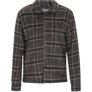 DreiMaster Vintage Overhemd  antraciet / rood / zwart