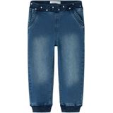 Fleece - Baggy Fit Jeans - Denim - Met Zachte Binnenkant - Verstelbare Taille