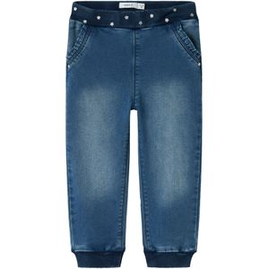 Fleece - Baggy Fit Jeans - Denim - Met Zachte Binnenkant - Verstelbare Taille