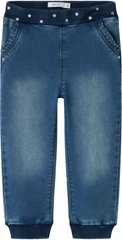 Fleece - Baggy Fit Jeans - Denim - Met Zachte Binnenkant - Verstelbare Taille