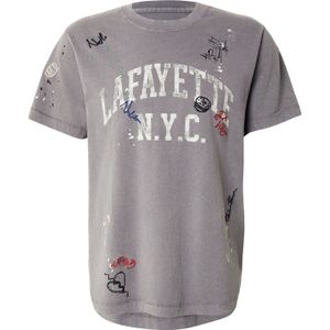 Abercrombie & Fitch Shirt  grijs / zwart / wit