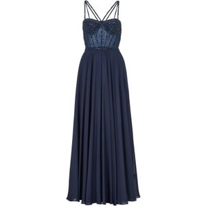 HEY KYLA - Avondjurk - Marine - Lang/maxi - Mouwloos