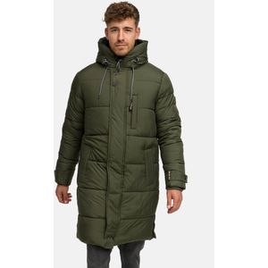 INDICODE JEANS Winterjas 'Studs'  olijfgroen