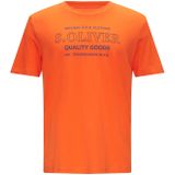 s.Oliver Shirt  blauw / oranje