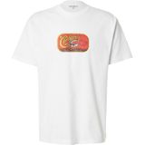 Carhartt WIP Shirt 'Sardinas'  mosterd / antraciet / roestrood / wit