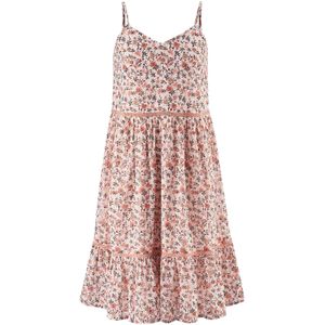 happy girls Jurk  bruin / lichtoranje / rosé