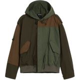 Desigual - Capuchonjas - Multicolor - Met Patches - Losse Pasvorm