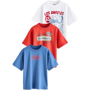 Next Shirt  blauw / rood / wit