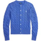 Polo Ralph Lauren Gebreid vest  lichtbeige / royal blue/koningsblauw